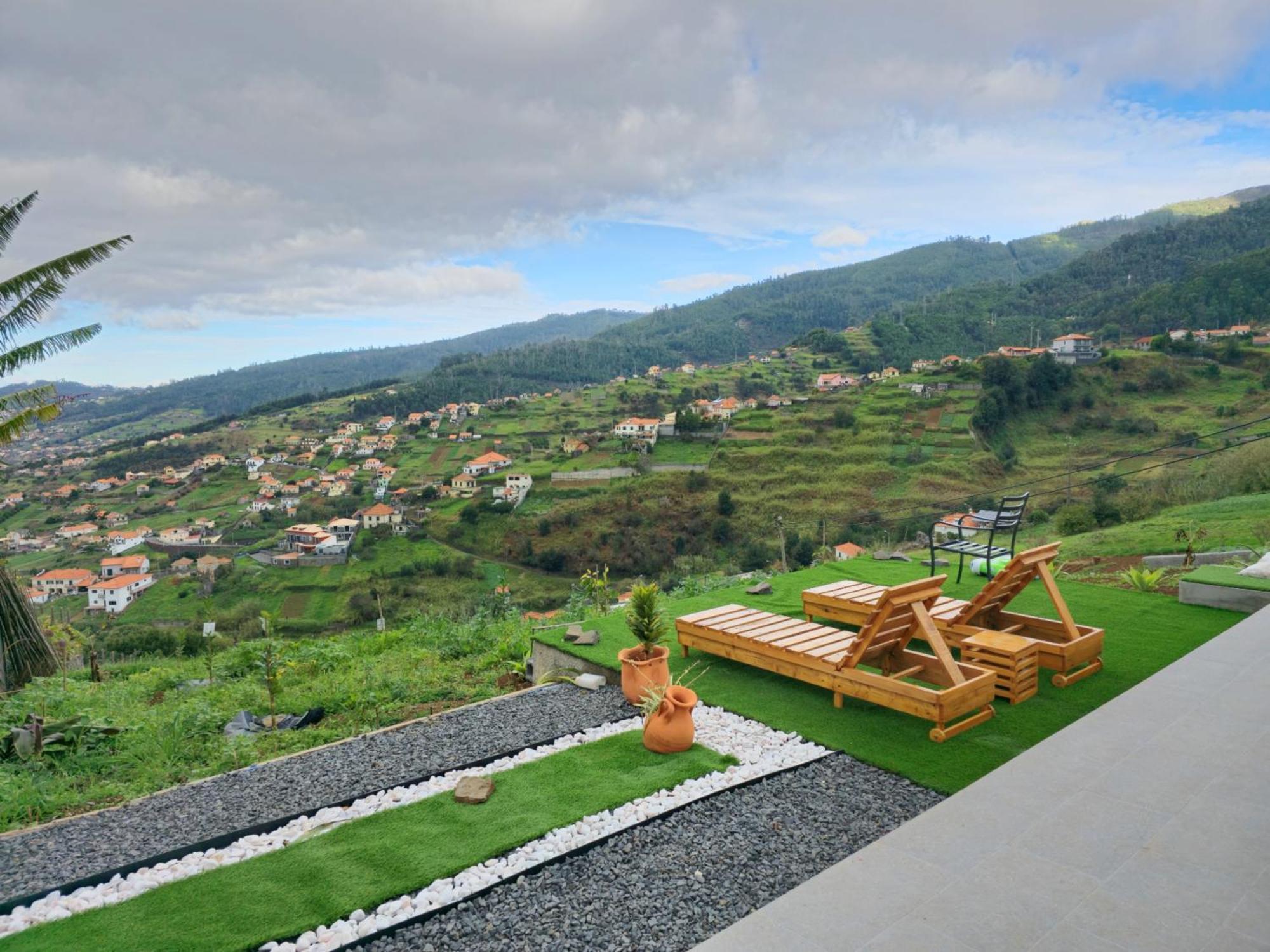 Brand New Private Modern Apartment With Patio And Sea View Calheta  Eksteriør bilde
